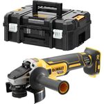 Γωνιακός Τροχός 125mm 18V XR Brushless Solo σε βαλίτσα TSTAK Dewalt DCG405NT-XJ
