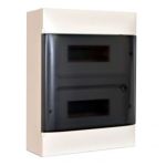 Legrand Practibox S Πίνακας Επίτοιχος Πλαστικός 2Χ12 (24M) με Διάφανη Πόρτα IP40 135212