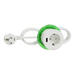 Schneider Unica system+ Χωνευτή Πρίζα Σούκο Γραφείου με USB type A Λευκή INS44004