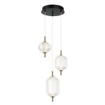Viokef Pellucid Φωτιστικό Κρεμαστό Τρίφωτο LED 20W 4297700