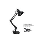 Spot Light Φωτιστικό Γραφείου για Ντουί E27 σε Μαύρο Χρώμα