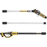 Dewalt DCMPS567P1 Τηλεσκοπικό Κονταροπρίονο Μπαταρίας 18V 5Ah με Λάμα 20cm Συνολικού Μήκους 200cm και Βάρους 4.1kg