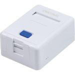 Central Μονή Εξωτερική Πρίζα Δικτύου RJ45 Τύπου Cat6 σε Λευκό Χρώμα 01-60-195/M