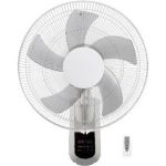 Fos me Ανεμιστήρας Τοίχου 60W Διαμέτρου 45.72cm με Τηλεχειριστήριο Λευκός