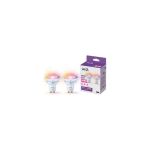 WiZ Smart Λάμπες LED για Ντουί GU10 και Σχήμα PAR16 RGB Dimmable 2τμχ