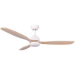 Primo PRCF-80667 Ανεμιστήρας Οροφής 132.08cm με Φως Καφέ / Λευκός