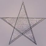 Eurolamp Χριστουγεννιάτικο Αδιάβροχο Αστέρι Φωτιζόμενο Μεταλλικό Κίτρινο