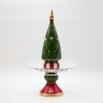 Eurolamp Πιατελα Χριστουγεννιατικο Δεντρο Διακοσμητικη 24.7x40.2cm