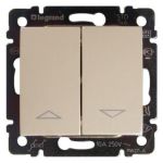 Διακόπτης Ρολλών Legrand Valena Κρεμ 774304