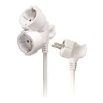 Μπαλαντέζα Προέκταση Καλωδίου Σούκο 2 Θέσεων Λευκή 10μ SAS 100-10-028