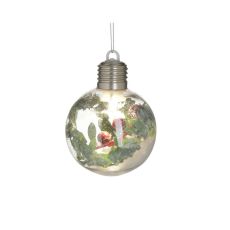 Inart Μπάλα Led Multicolor Φ10 (4 τεμ)