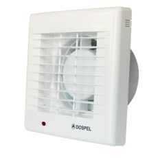 Dospel Polo 4 Εξαεριστήρας Φ100 με Αυτόματες Περσίδες, Χρονοκαθυστέρηση, Αισθητήρα Υγρασίας Λευκός 007-0061