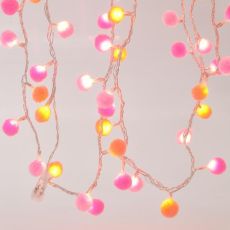EUROLAMP ΣΕΙΡΑ,100 LED 3mm ΘΕΡΜΑ ΜΕ ΛΕΥΚΕΣ ΚΑΙ ΡΟΖ ΥΦΑΣΜΑΤΙΝΕΣ ΜΠΑΛΕΣ,ΜΕΤΑΣΧΗΜ/ΣΤΗ & ΕΠΕΚΤ,ΠΡΟΕΚΤ ΠΑΡΟΧΗΣ 300cm,ΔΙΑΦΑΝ ΚΑΛΩΔΙΟ,ΑΝΑ5cm,IP44 [CLONE]