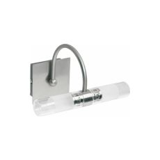 Viokef Tube Μοντέρνο Φωτιστικό Μπάνιου με Ντουί G9 Ασημί 22x16.5εκ.