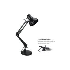 Spot Light Φωτιστικό Γραφείου για Ντουί E27 σε Μαύρο Χρώμα
