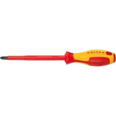 Knipex Κατσαβίδι Ηλεκτρολόγου VDE 1000V Σταυρός Μεγέθους PH1x80mm
