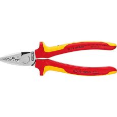 Knipex Πρέσα Ακροδεκτών με Μόνωση (Μήκος 180mm)