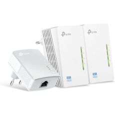 TP-LINK TL-WPA4220T KIT v5 Powerline Τριπλό για Ασύρματη Σύνδεση Wi‑Fi 4 και 2 Θύρες Ethernet
