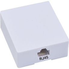 Central Μονή Εξωτερική Πρίζα Δικτύου RJ45 σε Λευκό Χρώμα 01-04-51M