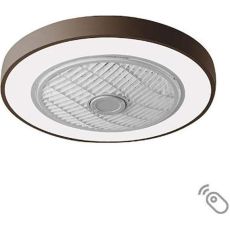 Lineme Marin Πλαφονιέρα 50cm με Φως Καφέ