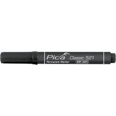 Pica Ανεξίτηλος Μαρκαδόρος Μαύρος 6mm