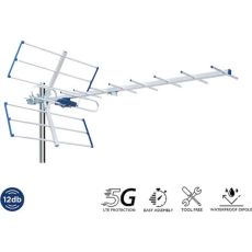 Edision Yagi Κεραία Τηλεόρασης (δεν απαιτεί τροφοδοσία) Σύνδεση με Ομοαξονικό (Coaxial) Καλώδιο