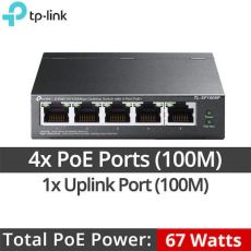 TP-LINK TL-SF1005P v5 Unmanaged L2 PoE Switch με 5 Θύρες Ethernet