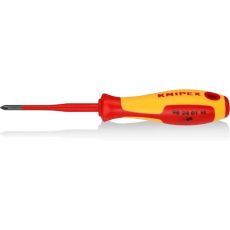 Knipex Κατσαβίδι Ηλεκτρολόγου VDE 1000V Σταυρός Μεγέθους PH1x80mm