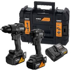 DEWALT McLaren Σετ Κρουστικό Δραπανοκατσάβιδο & Παλμικό Κατσαβίδι Brushless 18V με 2 Μπαταρίες 5Ah