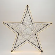 Eurolamp XMAS ΦΩΤΙΖΟΜΕΝΟ ΑΣΤΕΡΙ 100 MINI LED ΜΕΤΑΣΧΗΜΑΤΙΣΤΗ