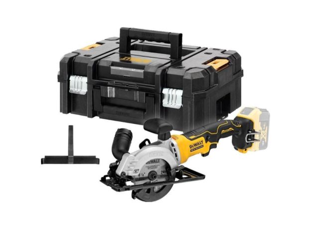 Δισκοπρίονο 115mm mini (Solo) σε Βαλίτσα TSTAK Dewalt DCS571NT-XJ