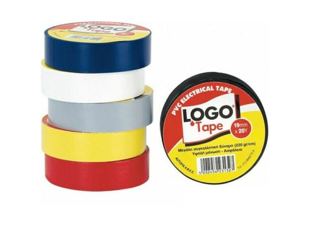 Μονωτική Ταινία 19mm x 20Υ Logo Classic Κόκκινη 65ΔE803
