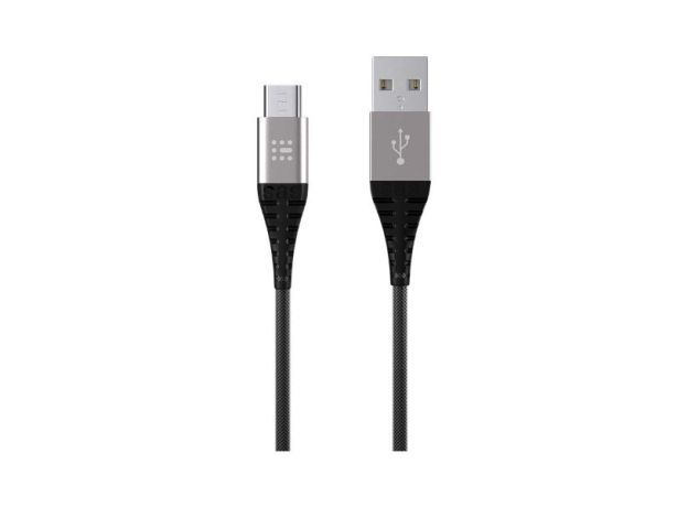 SAS Go Connect Καλώδιο USB Durable /  Micro / Ασημί / 1.2m