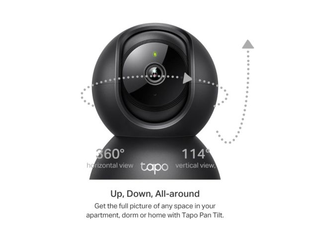 TP-Link Tapo C211, 2K 3MP Pan/Tilt Wi-Fi Camera