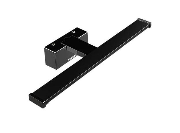 Adeleq 3-6001211 LED ΦΩΤ.ΛΟΥΤΡΟΥ ΑΛΟΥΜΙΝΙΟΥ & PC 12W 4000K ΜΑΥΡΟ 60cm IP44 ΜΕ ΒΑΣΗ