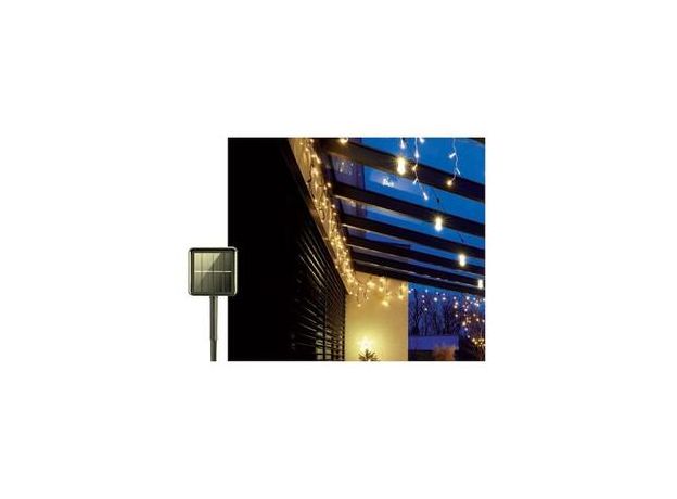 Lucas Ηλιακά Χριστουγεννιάτικα Λαμπάκια Βροχή LED Φυσικό XRSB100
