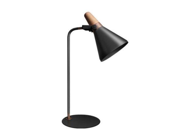 Fos me Φωτιστικό Γραφείου για Ντουί E27 σε Μαύρο Χρώμα