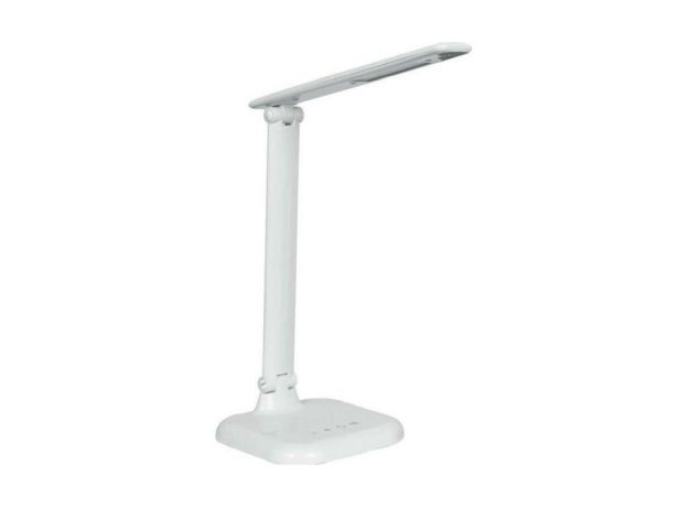 Spot Light LED Φωτιστικό Γραφείου Αναδιπλούμενο σε Λευκό Χρώμα