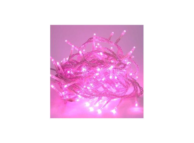 LIANOS 100 Λαμπάκια ΡΟΖ LED 5μ. σε Σειρά