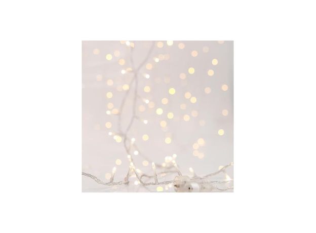 Eurolamp 480 Χριστουγεννιάτικα Λαμπάκια LED σε Κουρτίνα Εξωτερικού Χώρου Θερμά Λευκά 3m