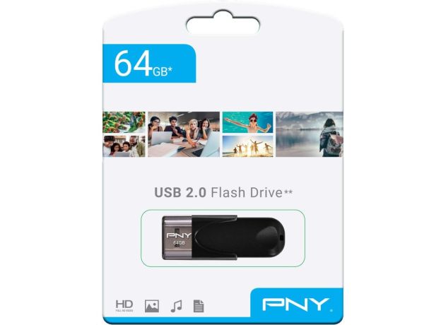 PNY USB Stick Εξωτερική Μνήμη 64Gb