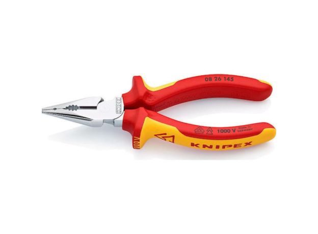 Knipex Μυτοτσίμπιδο Ίσιο Ηλεκτρολόγου Μήκους 145mm