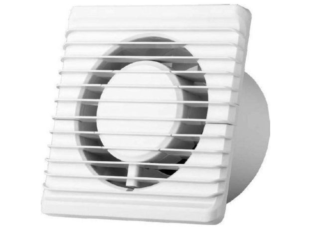 AirRoxy Planet Energy 125 S Επιτοίχιος Εξαεριστήρας Μπάνιου 125mm Λευκός