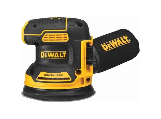DEWALT -XJ Έκκεντρο Τριβείο 125mm Μπαταρίας 18V Solo με Ρύθμιση Ταχύτητας και με Σύστημα Αναρρόφησης