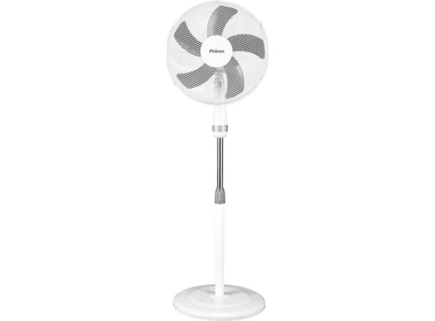 Primo PRSF-80446 Ανεμιστήρας Ορθοστάτης 50W Διαμέτρου 40cm Λευκός