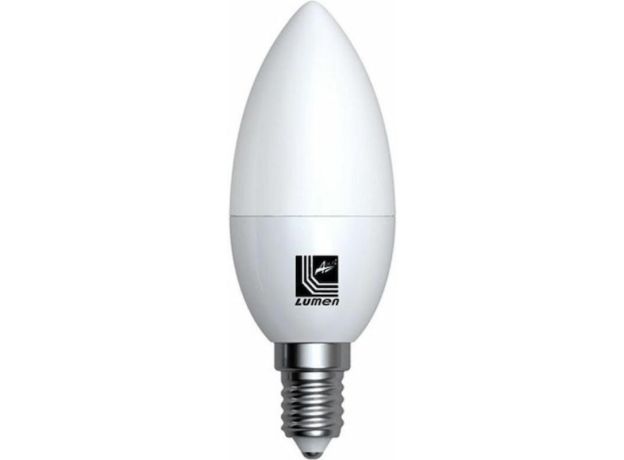 Adeleq Λάμπα LED 6W 102mm για Ντουί E14 και Σχήμα C37 Φυσικό Λευκό 530lm