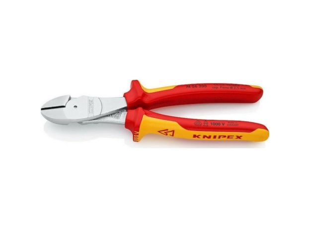 Knipex Πλαγιοκόφτης Πλάγιος Ηλεκτρολόγου Μήκους 200mm