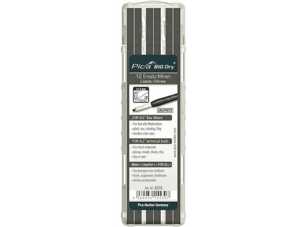 Pica Big Dry Refill Leads Αναλώσιμα Εργαλείων Χειρός Σετ 12τμχ