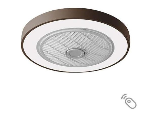 Lineme Marin Πλαφονιέρα 50cm με Φως Καφέ