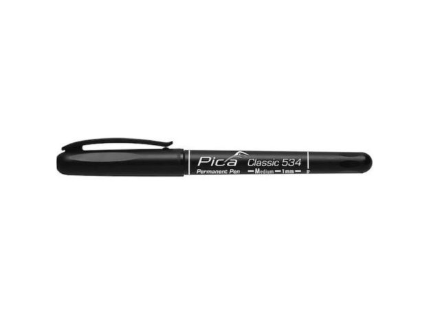 Pica Ανεξίτηλος Μαρκαδόρος Μαύρος 1mm